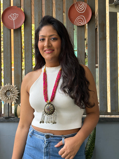 Noorani Charm Patwa Thread Necklace