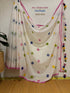Polka Rangila White Mul Cotton Saree
