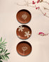 Dune Blossom - Terracotta Decorative wall plates set of 3
