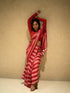 Red Stripe Mul Cotton Saree