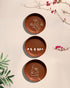 Soulful Rithem -Terracotta decorative wall plates set of 3