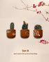 Rainbow Garden Oasis- Terracotta decorative wall planters set