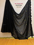 Sitaron ki Raat Black Sequence Mul Cotton Saree