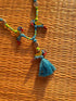 Blue Parrot Patwa Sleek Thread Necklace
