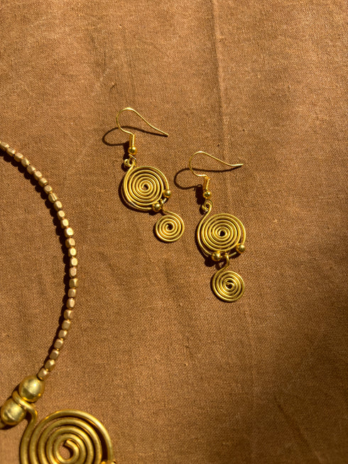 Golden Drop Dhokra Choker