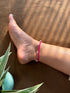 Pink Ghungroo Patwa Anklet