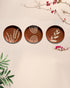 Leafy Summer - Decorative Terracotta wall plates set of 3