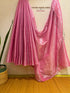 Pink Candy Cotton Tissue Saree