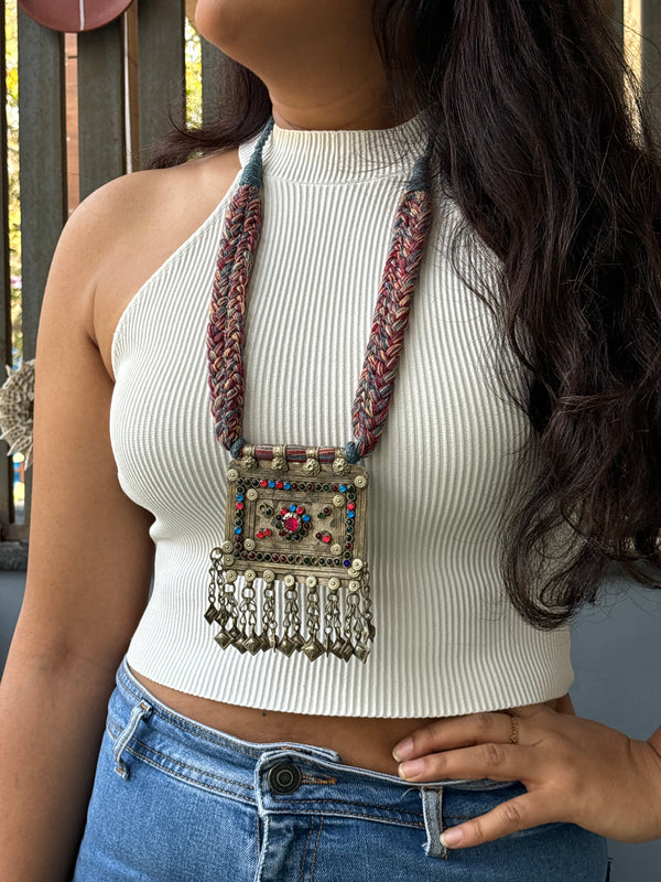 Meher Mahal Patwa Thread Necklace