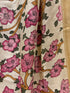 Floral Pen Kalamkari Dupatta with Zari Border