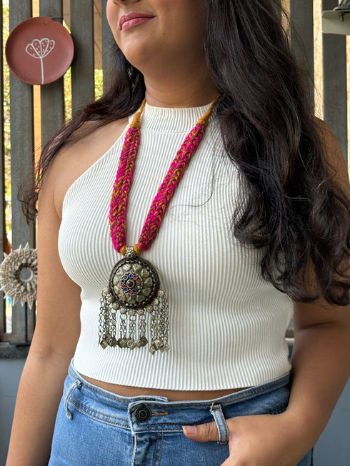 Noorani Charm Patwa Thread Necklace