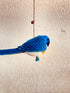 Indian Blue Robin - Stuffed bird decor hanging
