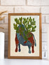 Gau Vriksha Gond Painting (A4 Size)