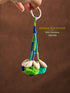 Minty Monsoon Cowrie Keychain- 1 pc
