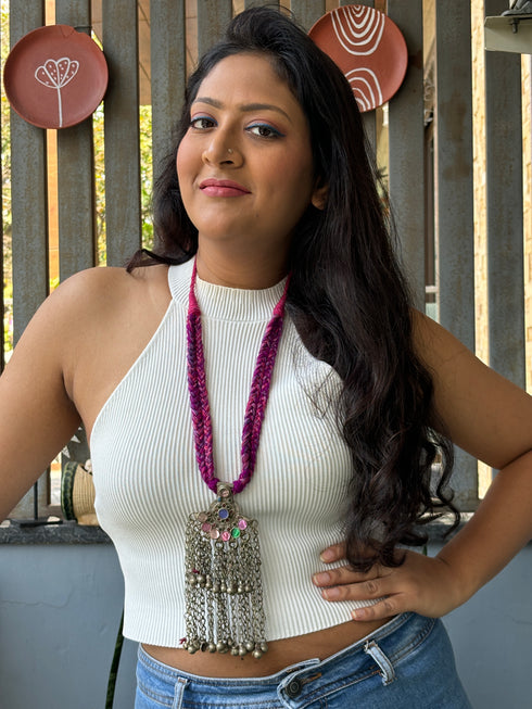 Madhubala Magic Patwa Thread Necklace