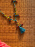 Blue Parrot Patwa Sleek Thread Necklace