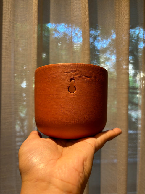 Nature's Sketch - Terracotta decorative wall planters set