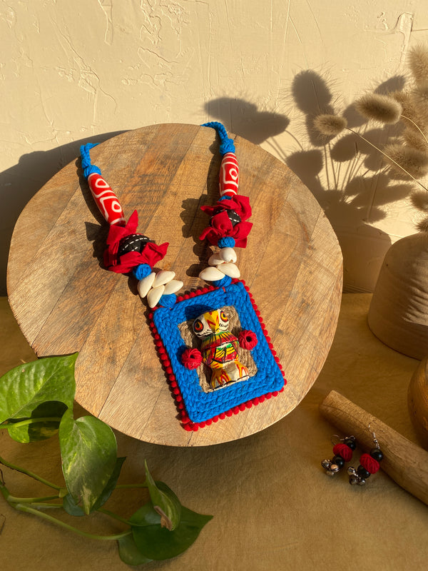 Quirky wise owl necklace