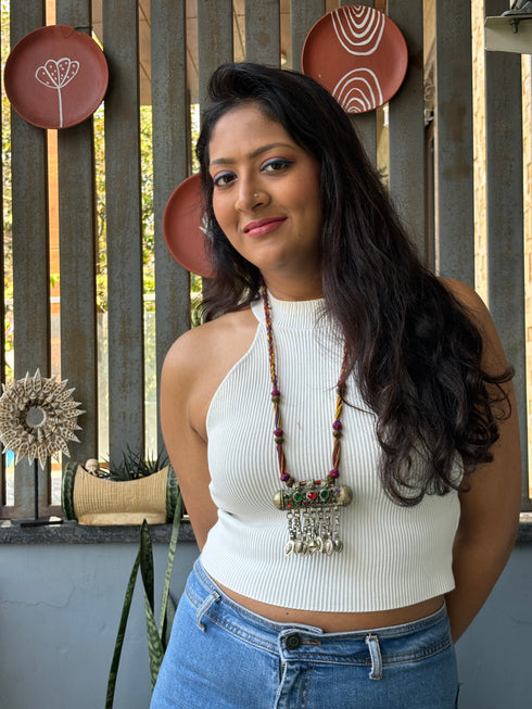 Taveez Mahal Patwa Thread Necklace