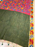 Mor Srikalahasti Pure Silk Kalamkari Saree