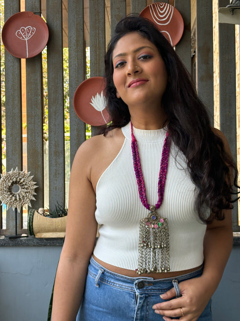 Madhubala Magic Patwa Thread Necklace