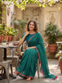 Contrast Border Mul Cotton Saree