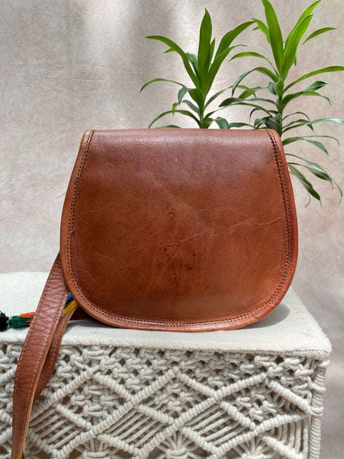 Conductor Batuwa Kashidakari Leather Bag