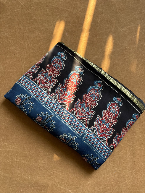 Vault-06-Modal Silk Ajrakh Saree