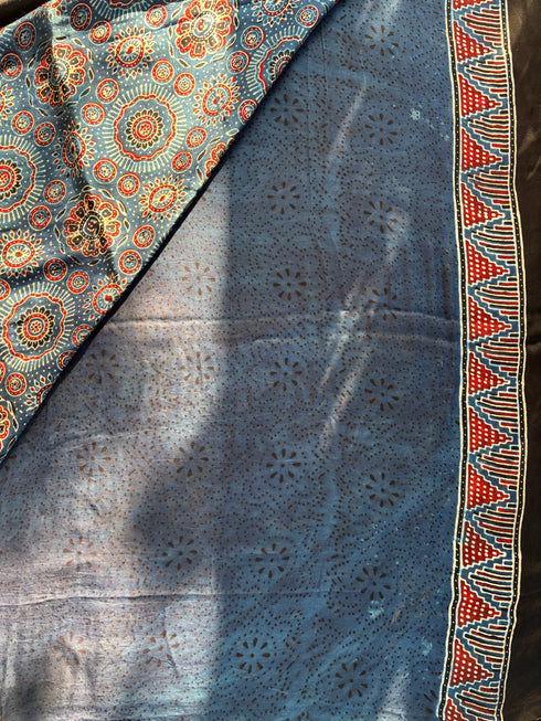 Vault-06-Modal Silk Ajrakh Saree
