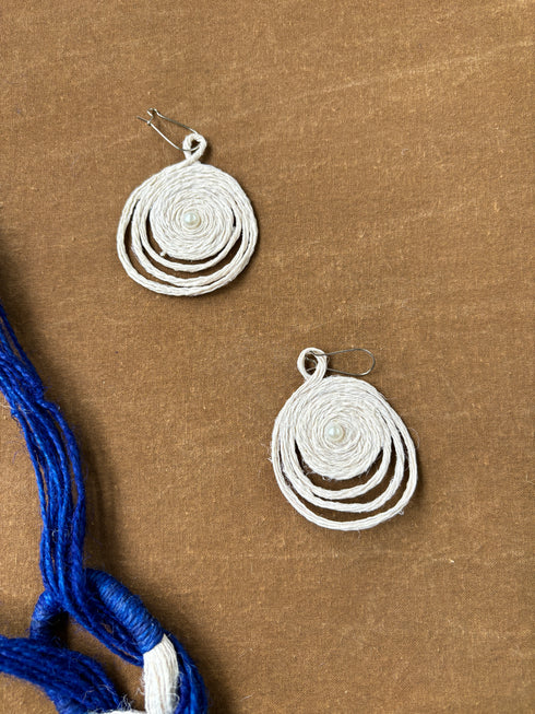 Moonlit Lagoon Jute Necklace