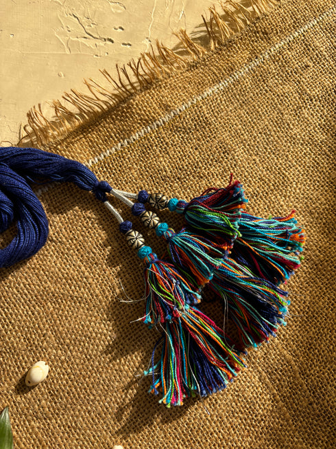 Kathak Kite Tassel Parandi- Blue