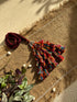 Rajasthani Razzle Tassel Parandi- Mehroon