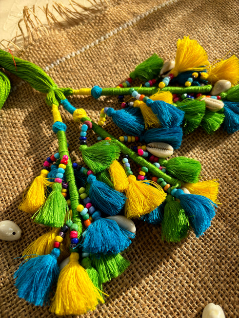 Nimbu Nectar Tassel Parandi- Green