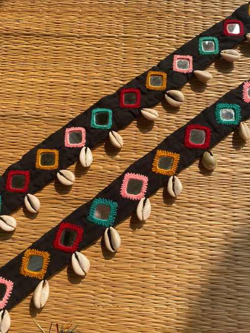 Diamond Mirror Waist Belt (Sample sale)- 1pc