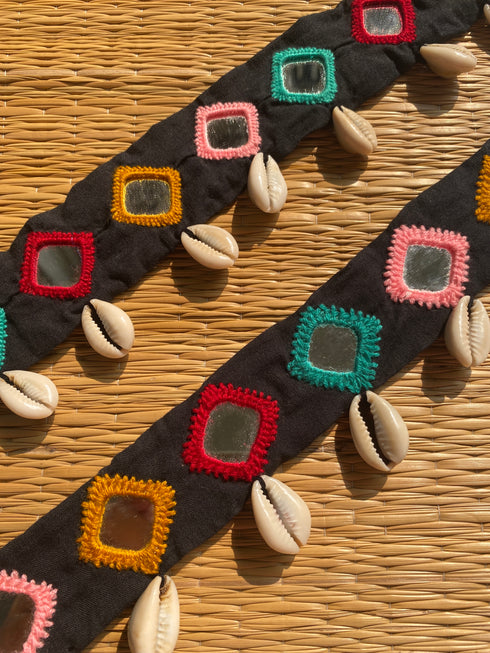 Diamond Mirror Waist Belt (Sample sale)- 1pc