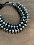 Raat Rani | Reversible Black Patwa Bead Thread Choker