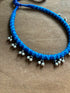 Neela Raag | Blue Patwa Ghungroo Thread Necklace