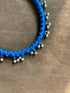 Neela Raag | Blue Patwa Ghungroo Thread Necklace