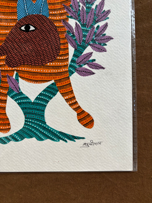 Jungle Jadoo Gond Painting (A4 Size)