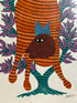 Jungle Jadoo Gond Painting (A4 Size)