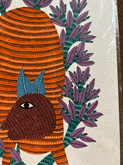 Jungle Jadoo Gond Painting (A4 Size)
