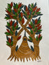 Vriksh Pakshi Gond Painting (A4 Size)