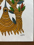 Vriksh Pakshi Gond Painting (A4 Size)