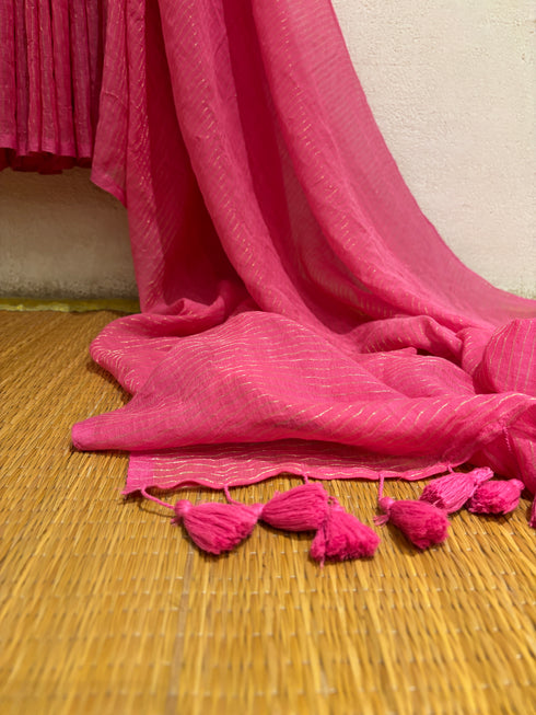 Vault-04 - Zari Mul Cotton Saree