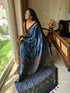 Nila Vana Tarang Modal Silk Ajrakh Saree