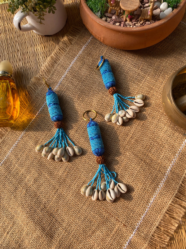 Morning sky Seashell Keychain- 1pc