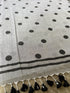 Silver Mist Polka Handloom Mull Cotton Saree