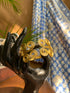 Flower Indigo Bagh Print Banarasi Saree