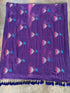 Phool Pari Purple Mul Cotton Saree