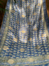 Jharokha Indigo Bagh Print Banarasi Saree